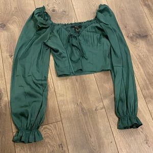 Emerald green top